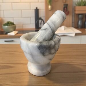 Fox Run Marble Mortar and Pestle